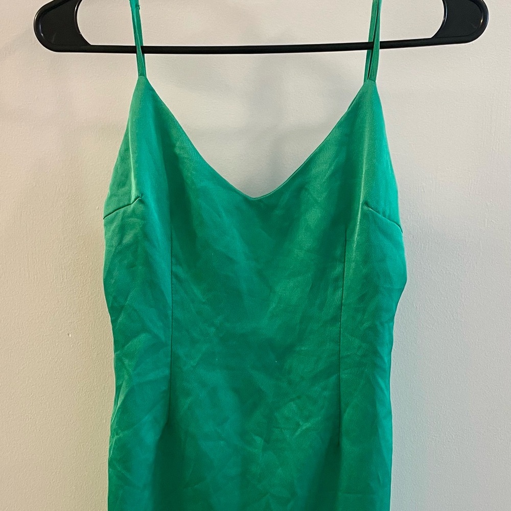 Princess Polly Emerald Spaghetti Strap Mini Dress